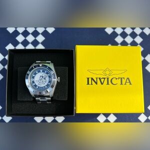 Invicta X NFL Dallas Cowboys Throwback Mens Watch 48mm Silver/Blue 48083 NWT